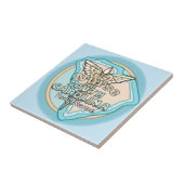 South Carolina Nurse Caduceus Tile タイル (側面)