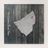 South Carolina Rustic State Puzzle ジグソーパズル (横)