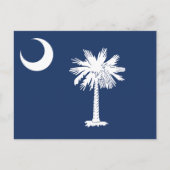South Carolina State Flag Crescent Moon ポストカード (正面)