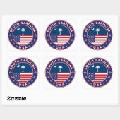 South Carolina sticker, phone case, tote bag スクエアシール (シート)