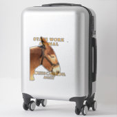 South Carolina Territory Work Animal The Mule シール (スーツケース)