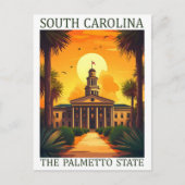 South Carolina the Palmetto State USA Travel Place ポストカード (正面)