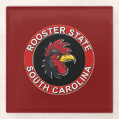 SOUTH CAROLINA THE ROOSTER STATE ガラスコースター (正面)
