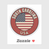 South Carolina United States of America シール (シート)
