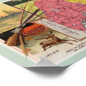 South Carolina, Wisconsin, Maine, Michigan ポスター (角)