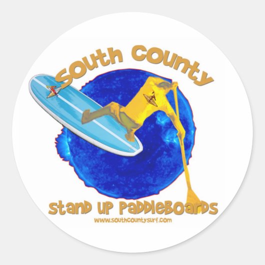 South Countyロゴ ラウンドシール (正面)
