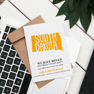 SOUTH DAKOTA新しい住所New Home Posを移動 ポストカード
