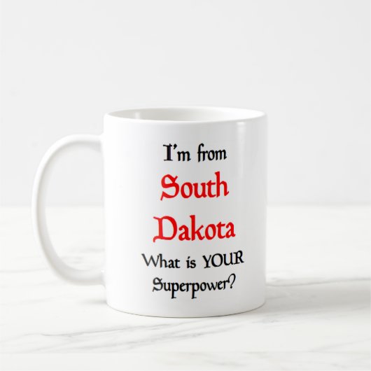 south dakota コーヒーマグカップ (左)