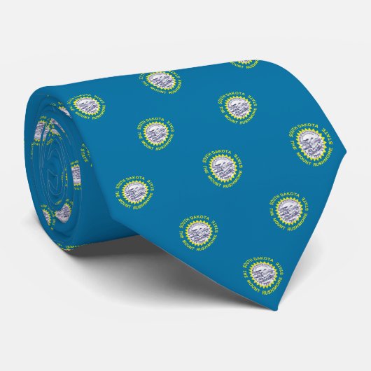 South Dakota Flag Tie ネクタイ (ロール)