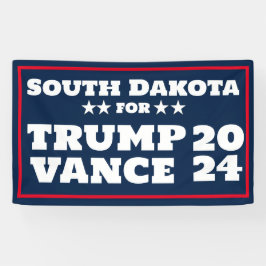 South Dakota for Trump Vance 2024バナー 横断幕