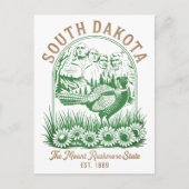 South Dakota Mount Rushmore State Travel ポストカード (正面)