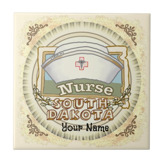 South Dakota Nurse タイル (正面)