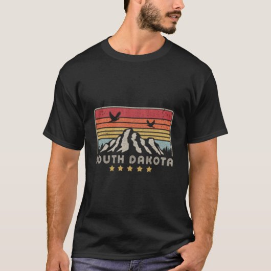 South Dakota Style Sd Usa Tシャツ (正面)