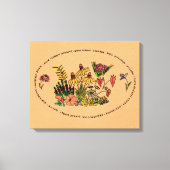 South Dakota Wildflowers キャンバスプリント (正面)