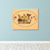 South Dakota Wildflowers キャンバスプリント (インサイチュ (ウッドフロア))