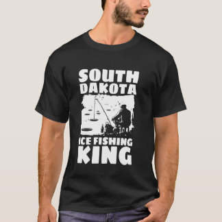 South Dekota Ice Fishing King Tシャツ