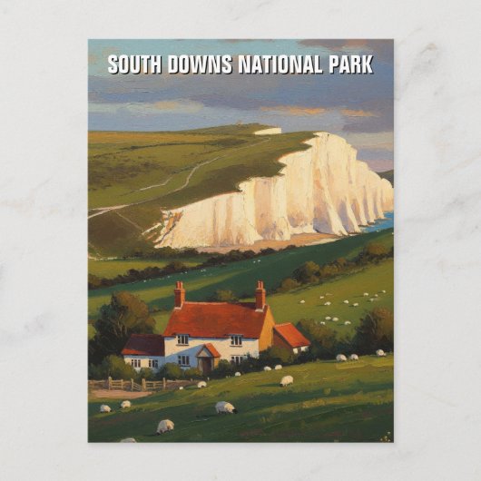 South Downs National Park England Travel ポストカード (正面)
