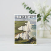 South Downs National Park England Travel ポストカード (スタンド正面)