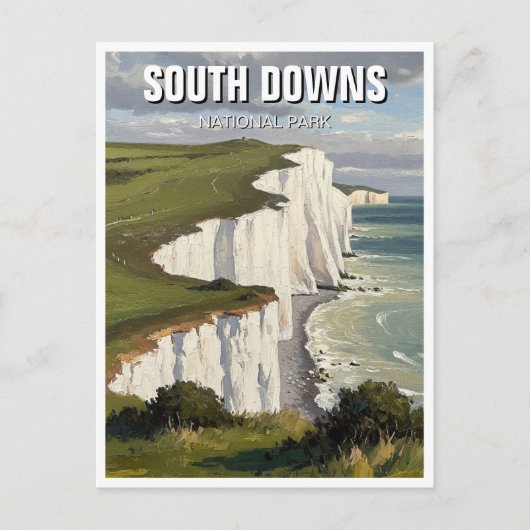 South Downs National Park England Travel ポストカード (正面)