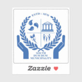 South Dum Dum，インドの公式ロゴ シール (シート)