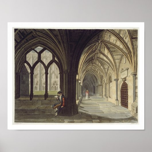 South East Angle of the Cloisters, プレートT from 'W ポスター (正面)