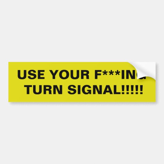 South Florida Driversの場合 バンパーステッカー (正面)