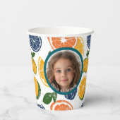 South Fruitsの写真と名前紙 紙コップ (裏面)