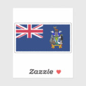 South Georgia and the South Sandwich Islands flag シール (シート)