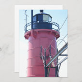 South Haven Light house写真on a シーズンカード (正面/裏面)