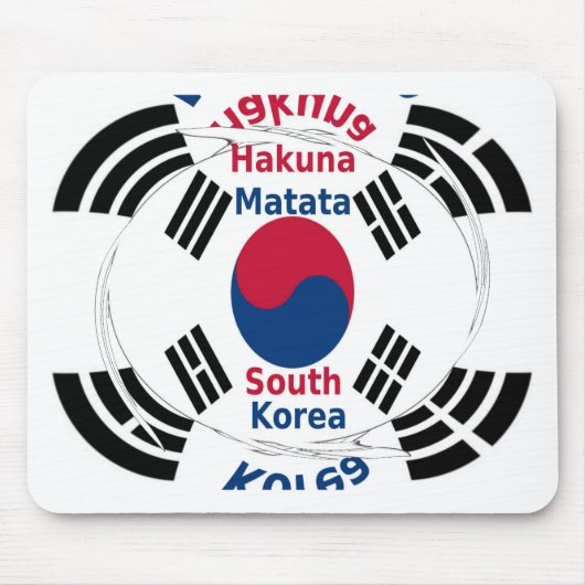 South Korea マウスパッド (正面)