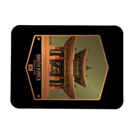 South Korea マグネット (横)