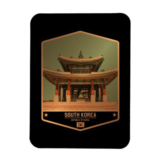 South Korea マグネット (縦)