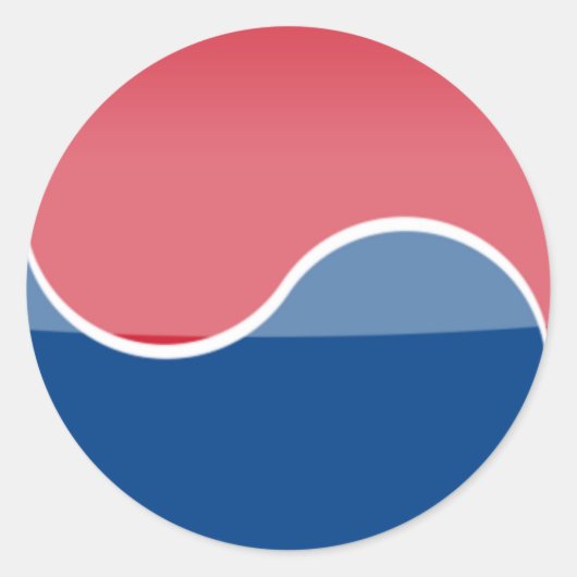 south_korea ラウンドシール (正面)