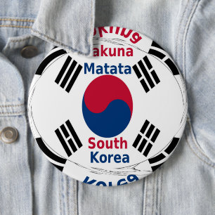 South Korea 缶バッジ