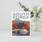 South Korea Autumn Palace ポストカード (スタンド正面)