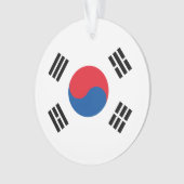 South Korea Flag オーナメント (正面)