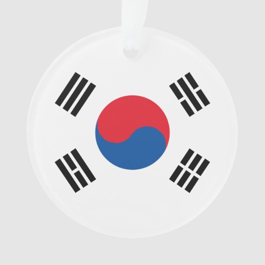 South Korea Flag オーナメント (正面)