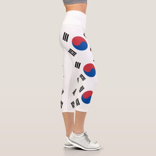 South Korea Flag カプリレギンス (右)