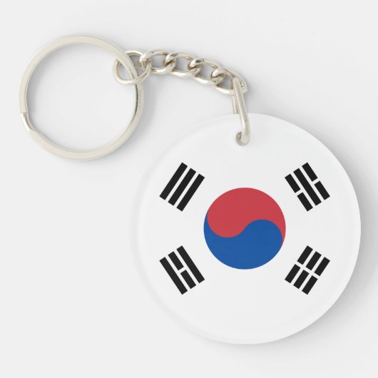 South Korea Flag キーホルダー (正面)