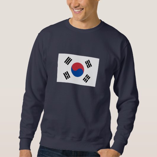South Korea Flag スウェットシャツ (正面)