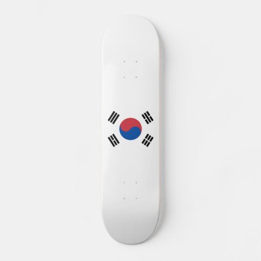 South Korea Flag スケートボード (正面)