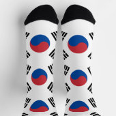 South Korea Flag ソックス (上部)