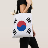 South Korea Flag トートバッグ (クローズアップ)