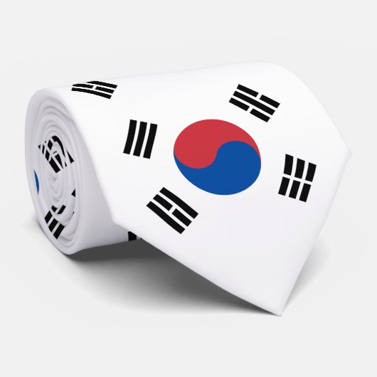 South Korea Flag ネクタイ (ロール)