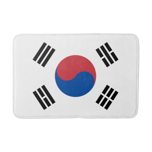 South Korea Flag バスマット (正面)