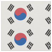 South Korea Flag ファブリック (クローズアップ)