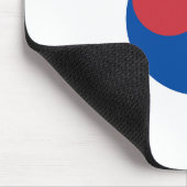 South Korea Flag マウスパッド (コーナー)