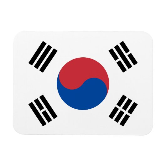 South Korea Flag マグネット (横)