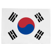 South Korea Flag ラージペーパーバッグ (裏面)