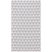 South Korea Flag Heart テーブルクロス (正面)